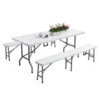 Ensemble de table et bancs portable-0