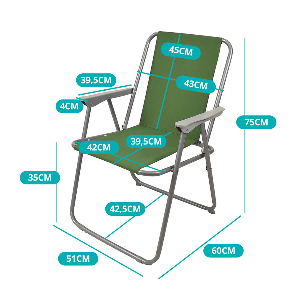 Chaise de pêcheur, 2 unités-2
