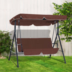 Balancelle de jardin couleur au choix - marron - 2