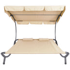 Transat 2 places avec pare-soleil - beige - 2