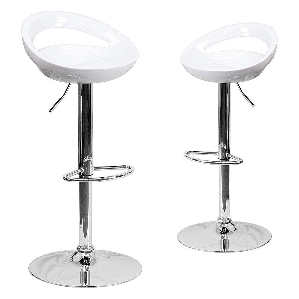 Tabouret de bar Kitti, 2 pièces, plusieurs couleurs - blanc - 0