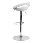 Tabouret de bar Kitti, 2 pièces, plusieurs coloris - blanc - 3