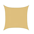 Voile d'ombrage rectangulaire, 3,6 mètres, disponible en plusieurs modèles — forme rectangulaire, polyéthylène, beige-0