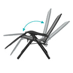 Chaise zéro gravité rembourrée, plusieurs coloris - gris-3