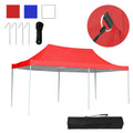 Pavillon de jardin pliable plusieurs modèles - 3x6 mètres - pavillon bleu + sac de transport - 0