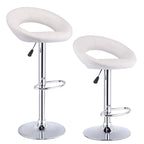 2 tabourets de bar, couleur au choix - blanc - 0