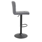 Tabouret de bar recouvert de tissu, lot de 2, disponible en plusieurs couleurs — gris clair — 2